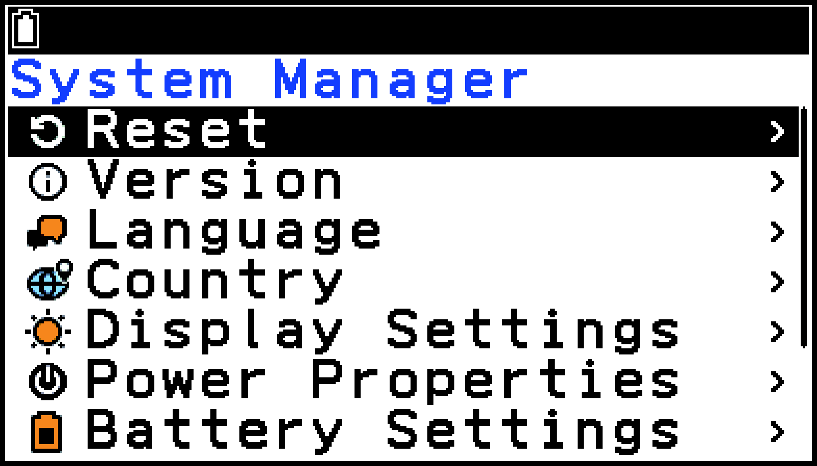 CY876_System_Manager Menu_1
